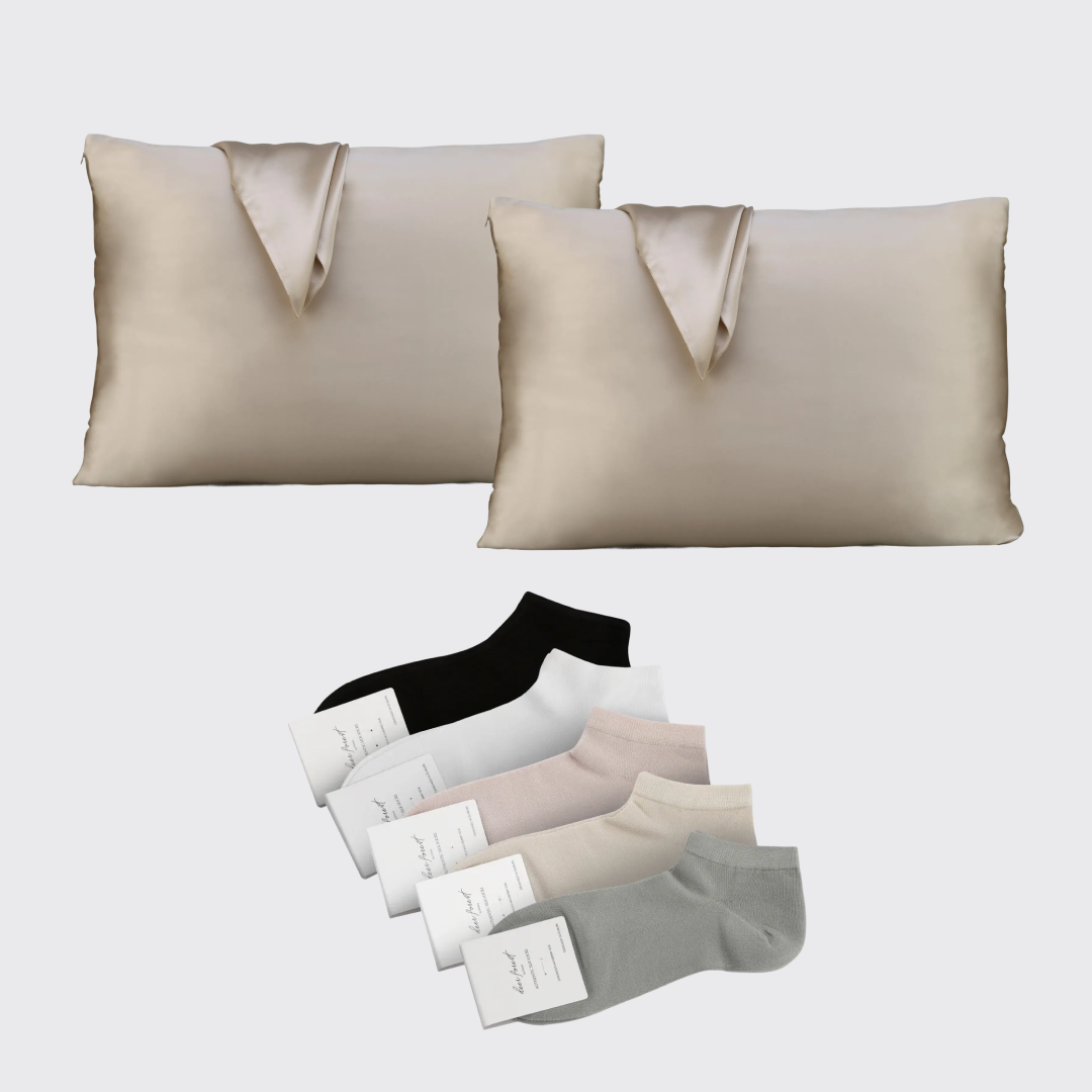 Siidist mugavuskomplekt (Standard 51 x 66 cm)