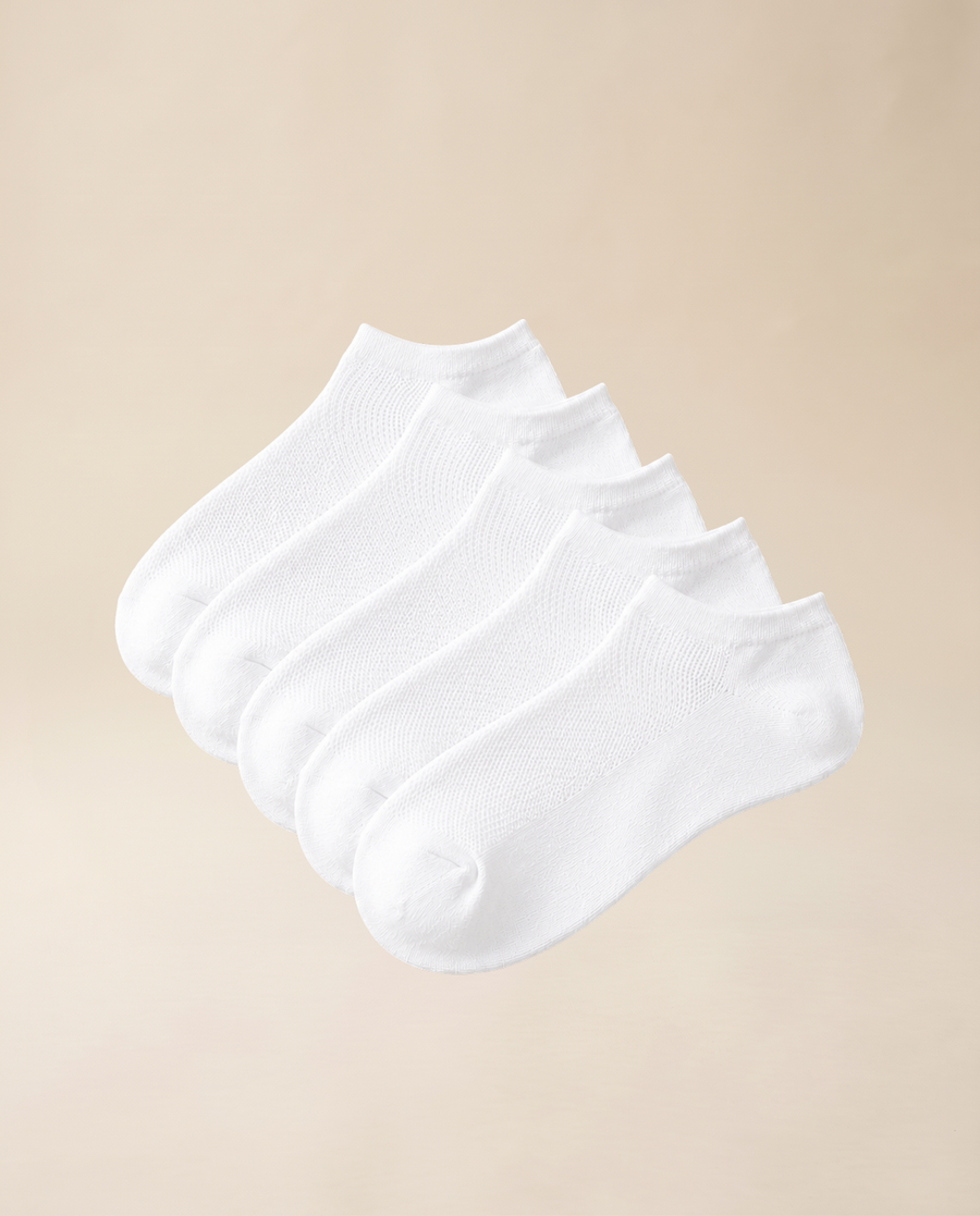Deerforest siidist sokid (5 tk komplekt) – Valged