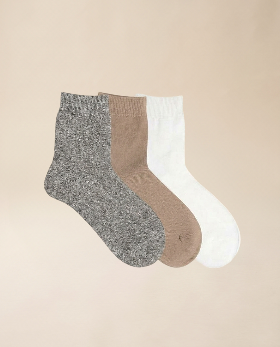 Deerforest siidi ja meriinovilla sokid (3 tk komplekt) – Mix